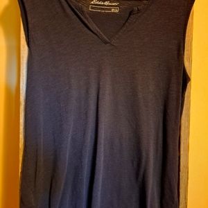Eddie Bauer Navy Tank Top. Sz L. $6.